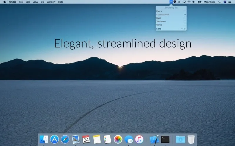 Todoey 2: menu bar checklists screenshot 1