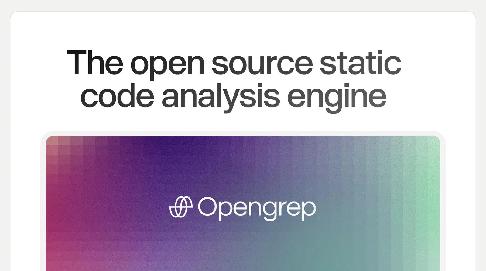 Opengrep screenshot 1
