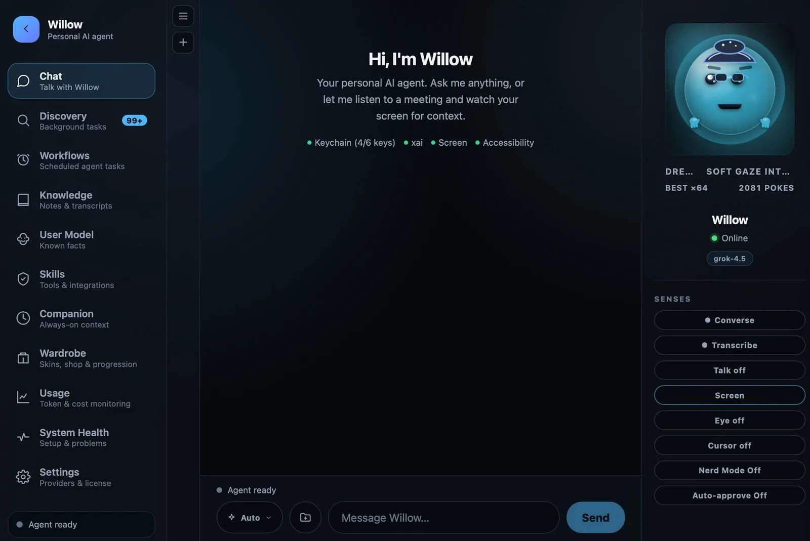 Willow screenshot 1