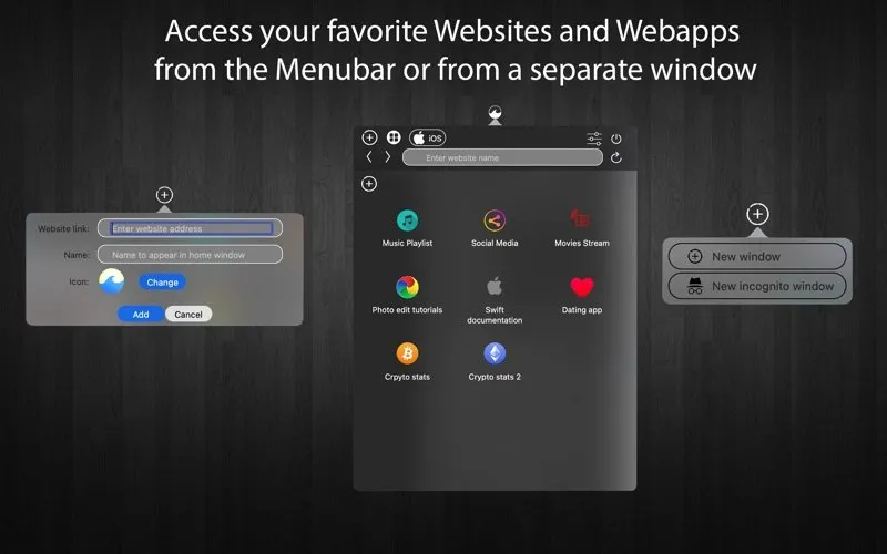 Surf - Web to App & Browser screenshot 1