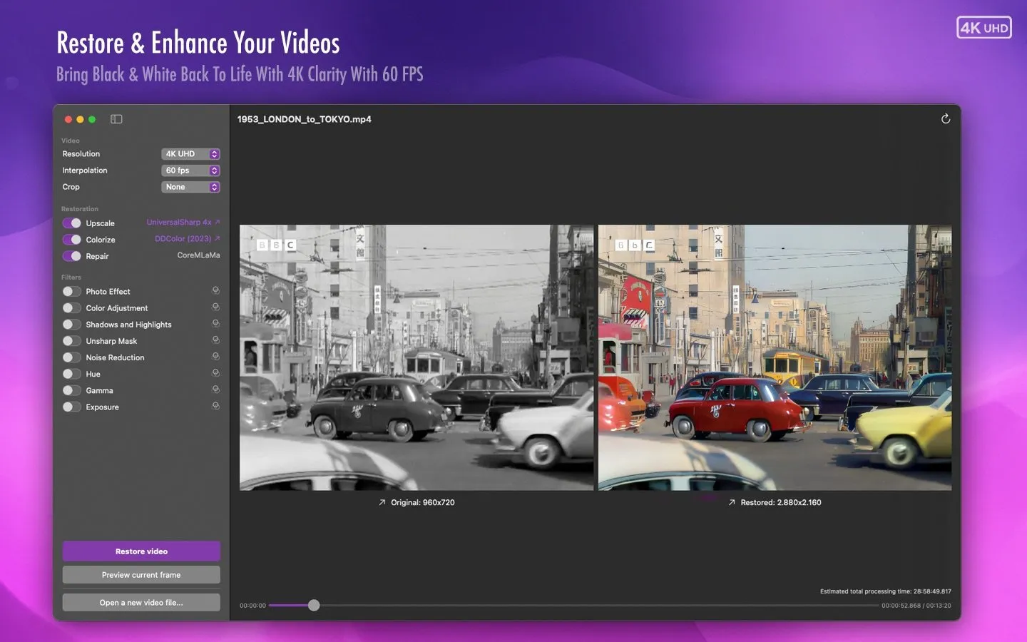Video Restore AI screenshot 1