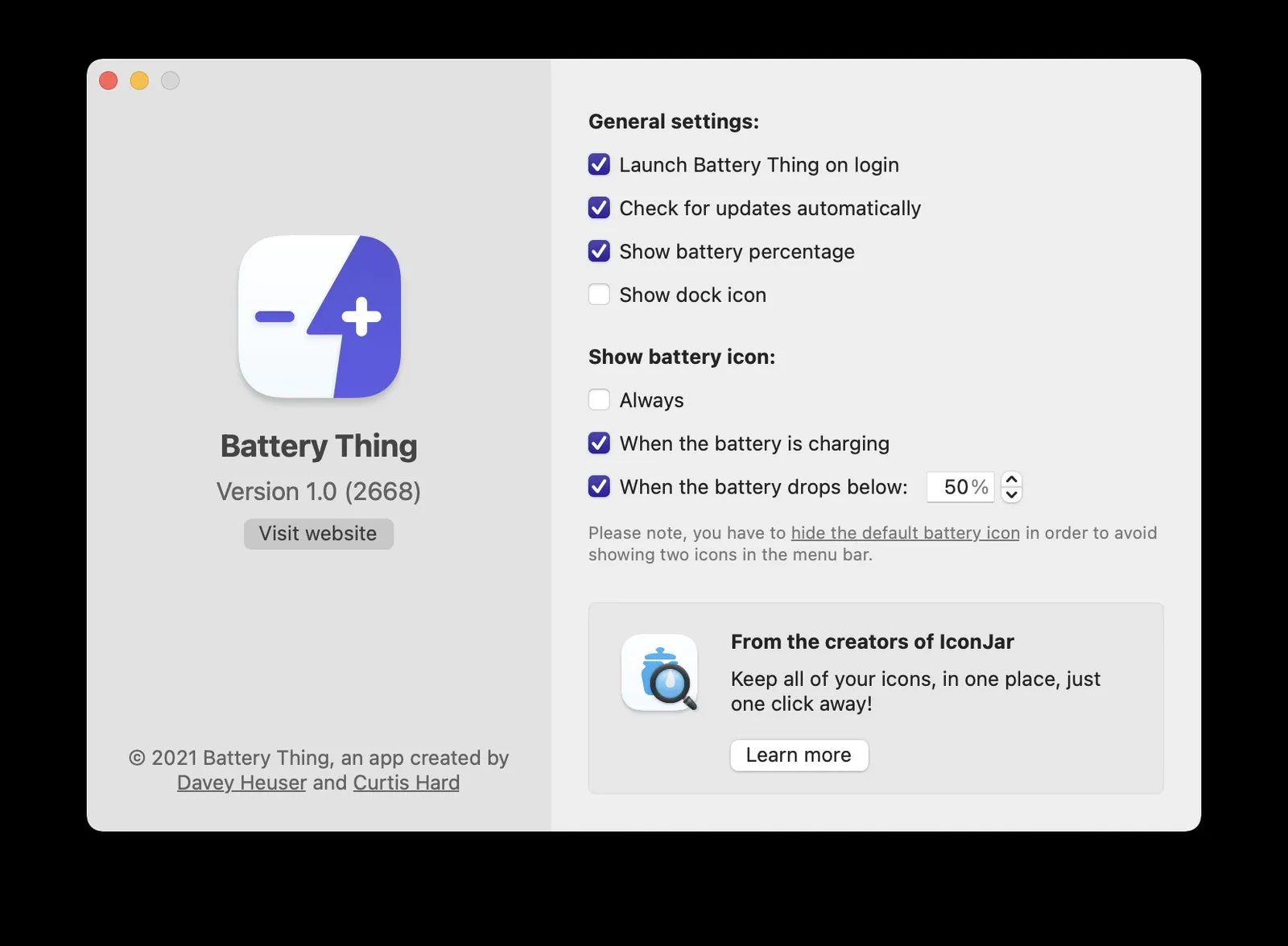 Battery Thing screenshot 1