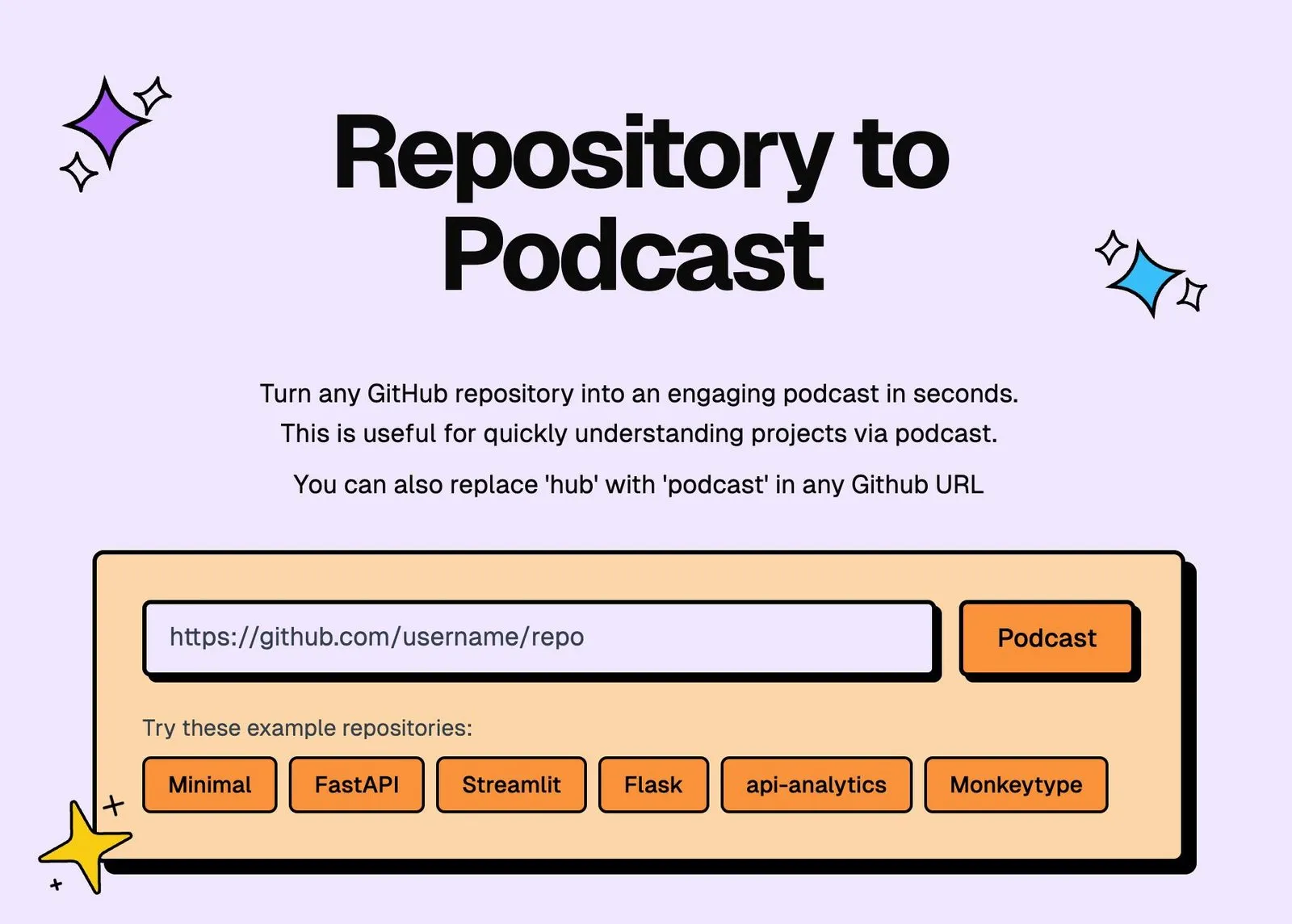 GitPodcast screenshot 1