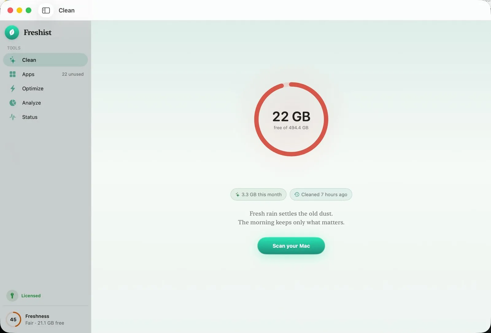 Freshist screenshot 1
