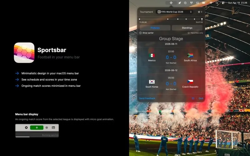 Sportsbar screenshot 1