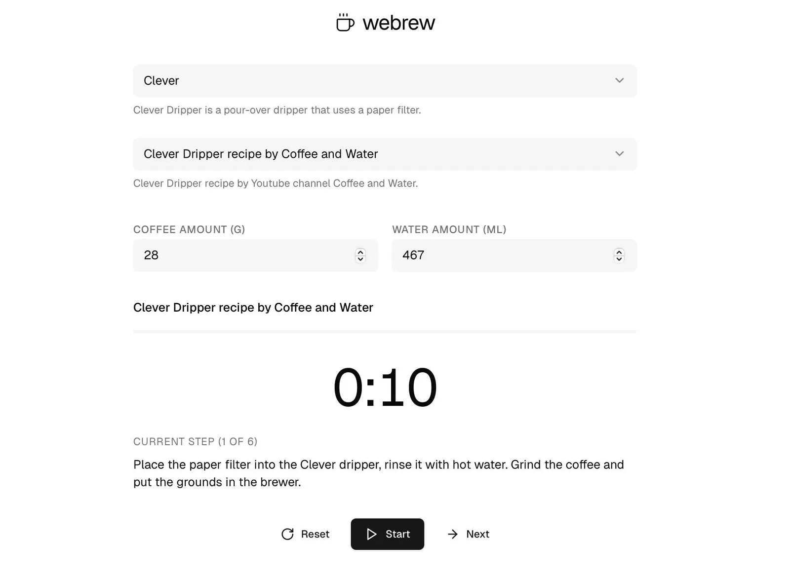Webrew screenshot 1