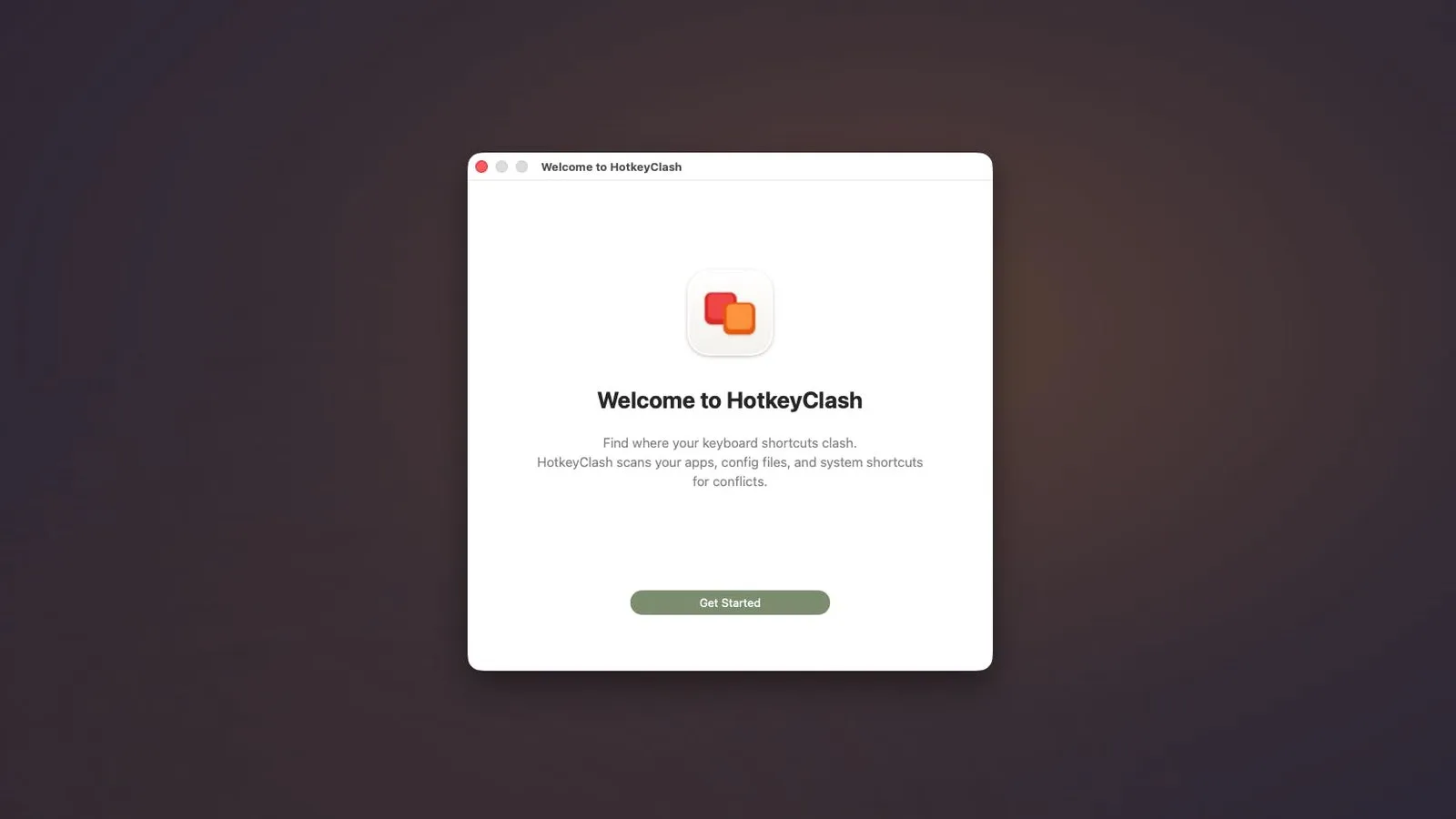 HotkeyClash screenshot 1