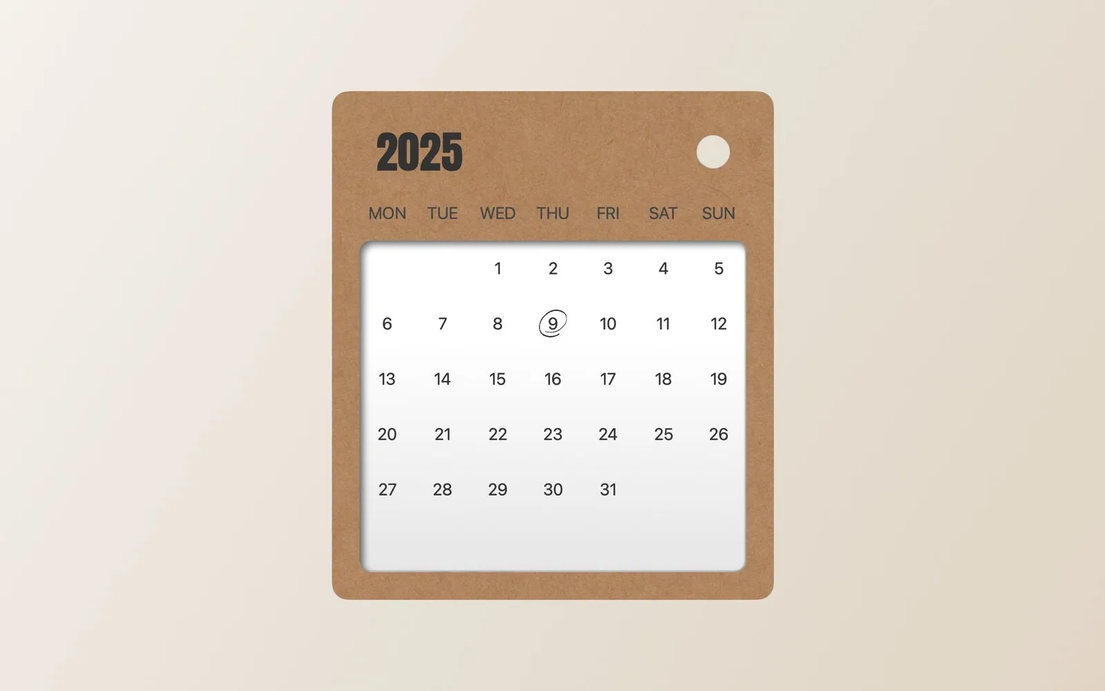 ZenCalendar screenshot 1
