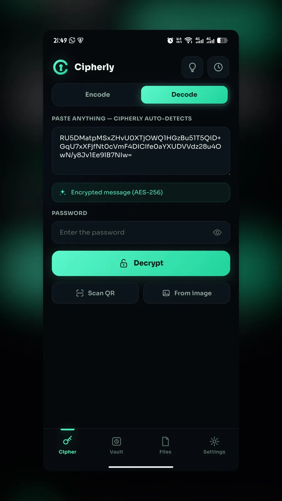 Cipherly screenshot 1