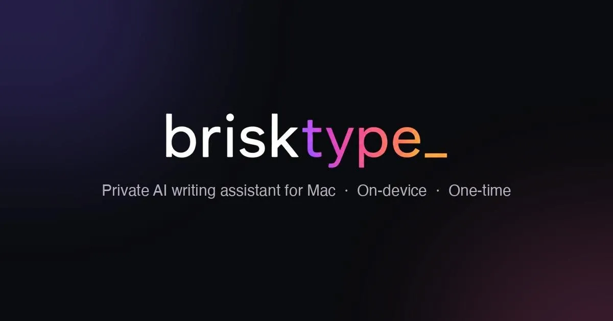 Brisktype screenshot 1
