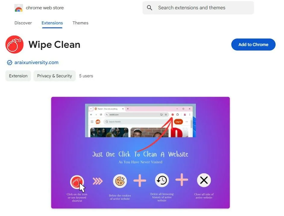 Wipe Clean screenshot 1