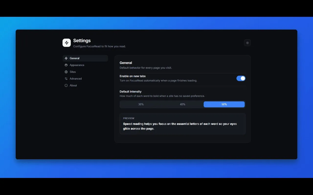 FocusRead screenshot 1