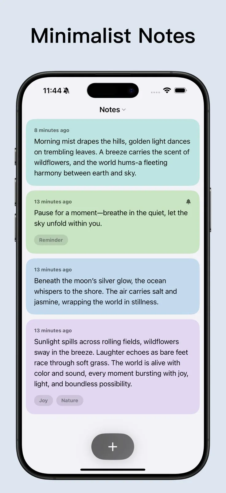 Ripple: Minimalist Notebook screenshot 1