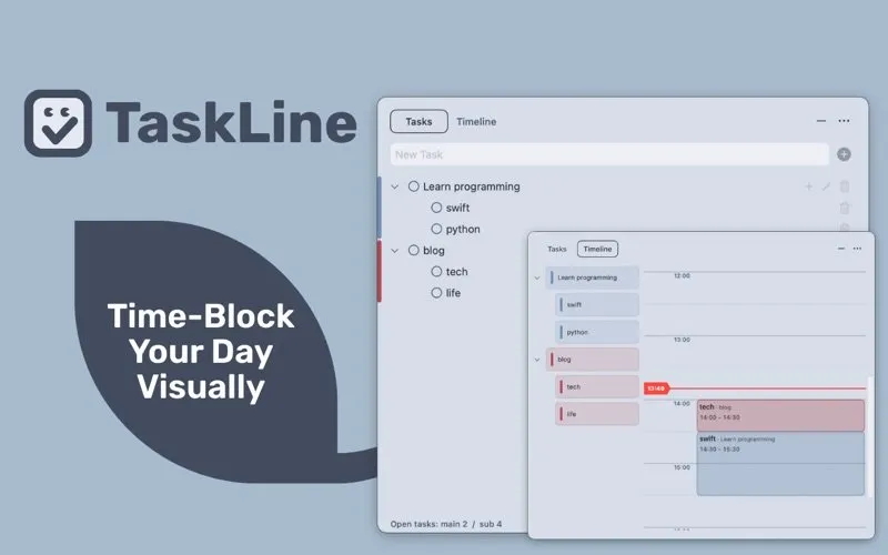 TaskLine - Todo & Timeline screenshot 1