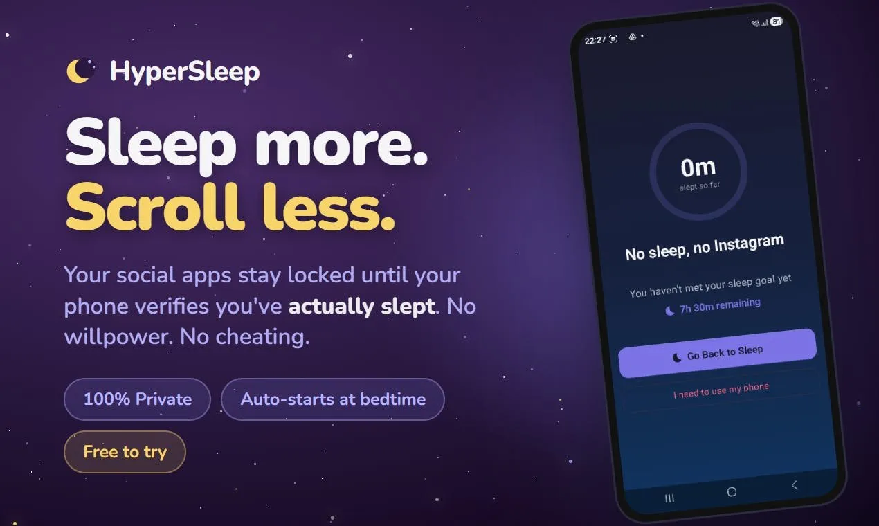 HyperSleep screenshot 1